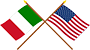 italy usa flag